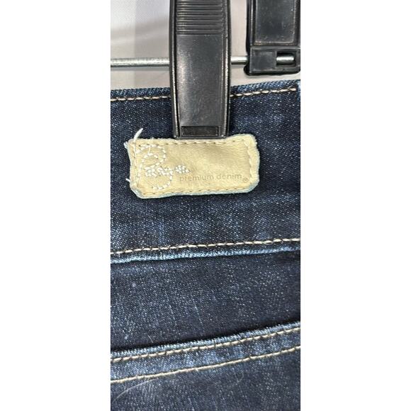 PAIGE Hidden Hills Bootcut Jeans Dark Wash Size 29 Premium Denim MidRise Flare - Picture 4 of 10